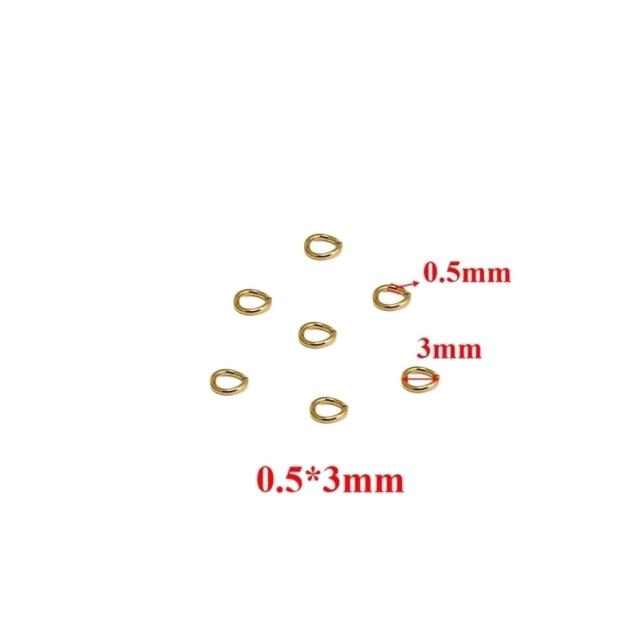 Stainless Steel Geometric Open Jump Rings