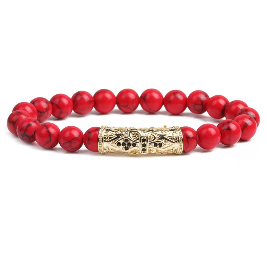 Fashion Skull natural stone No Inlaid Bracelets In Bulk