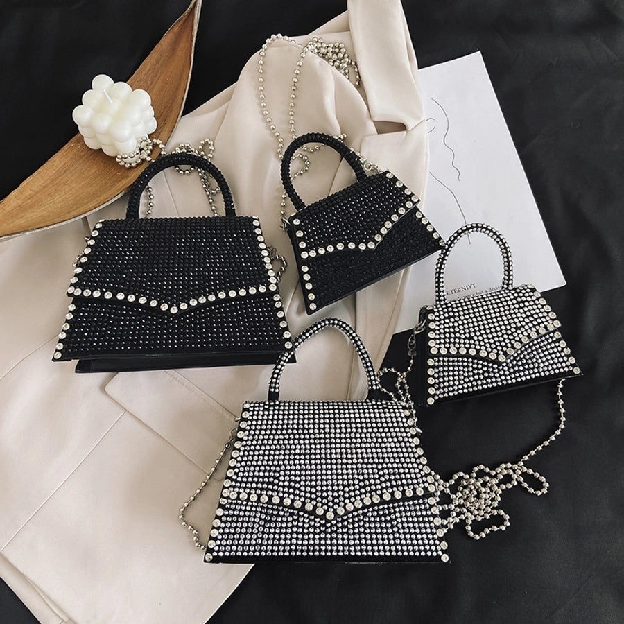 medium pu leather square bag