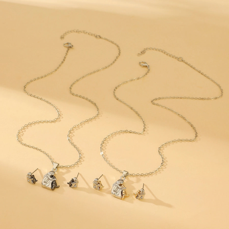 Simple Style Classic Style Human Dog Alloy Plating Women's Jewelry Set
