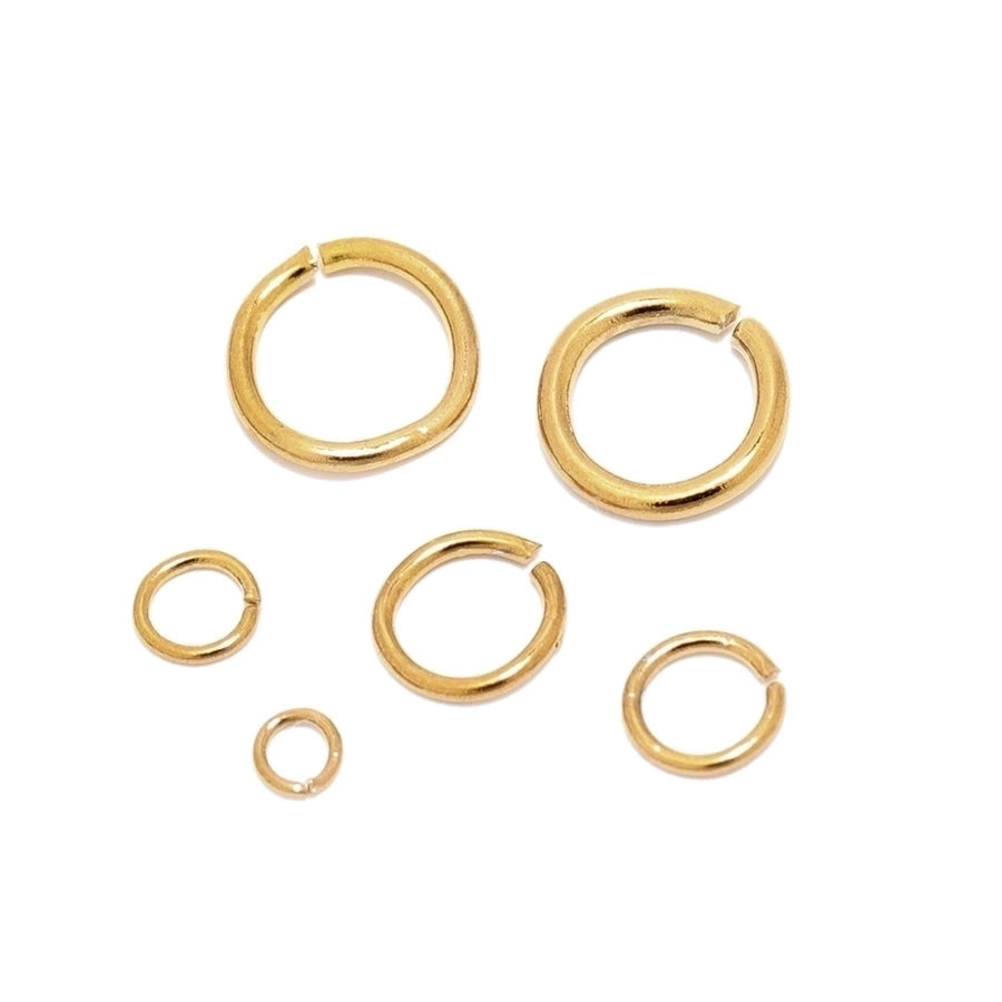 Stainless Steel Geometric Open Jump Rings