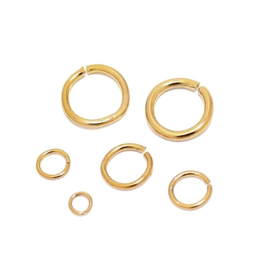 Stainless Steel Geometric Open Jump Rings