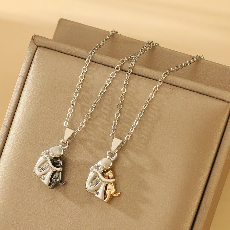 Simple Style Classic Style Human Dog Alloy Plating Women's Jewelry Set