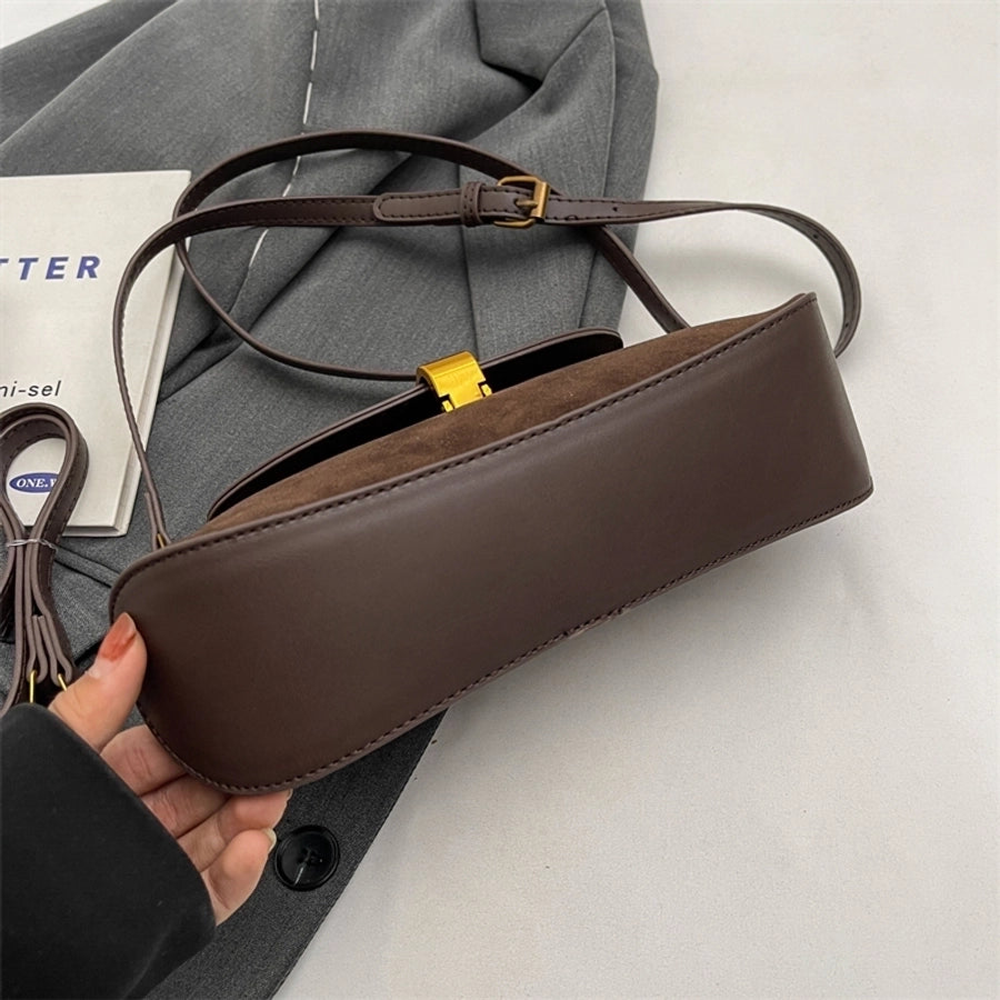 Autumn Winter Retro Bag 2024 New Fashion Underarm Bag Simple Women's Bag Casual Western Style Elegant Messenger Bag