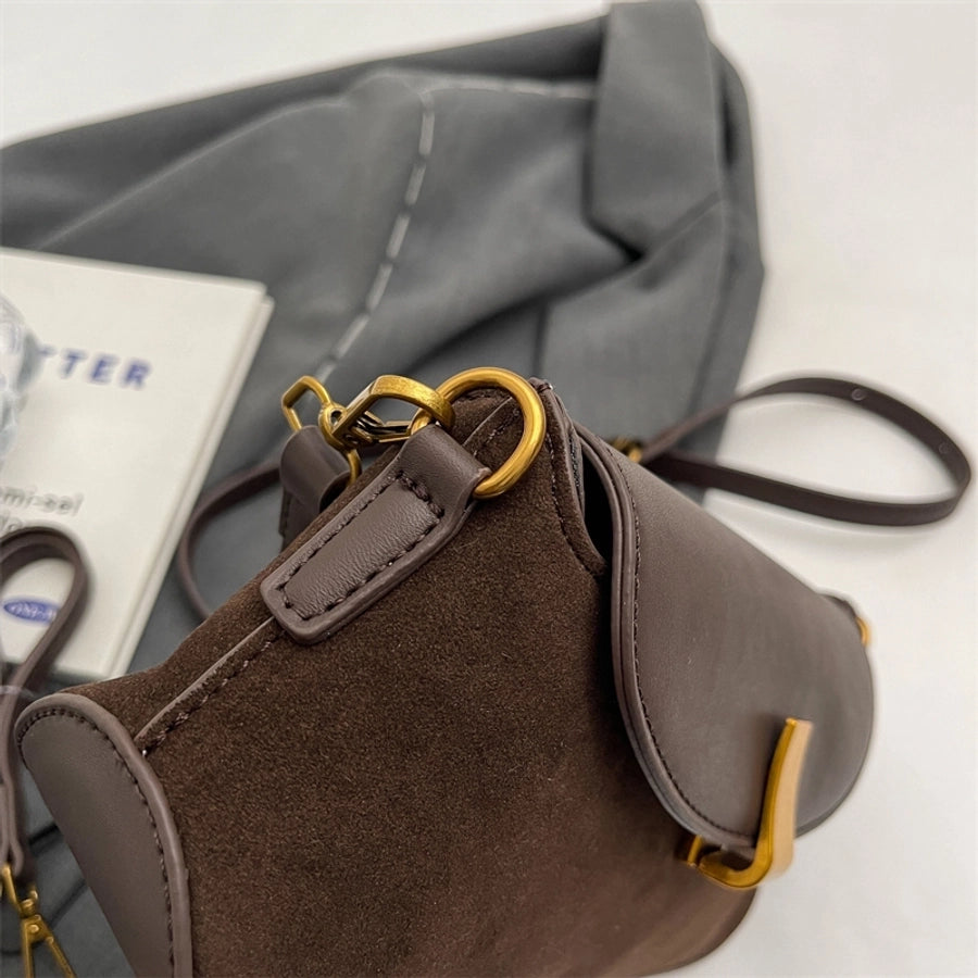 Autumn Winter Retro Bag 2024 New Fashion Underarm Bag Simple Women's Bag Casual Western Style Elegant Messenger Bag