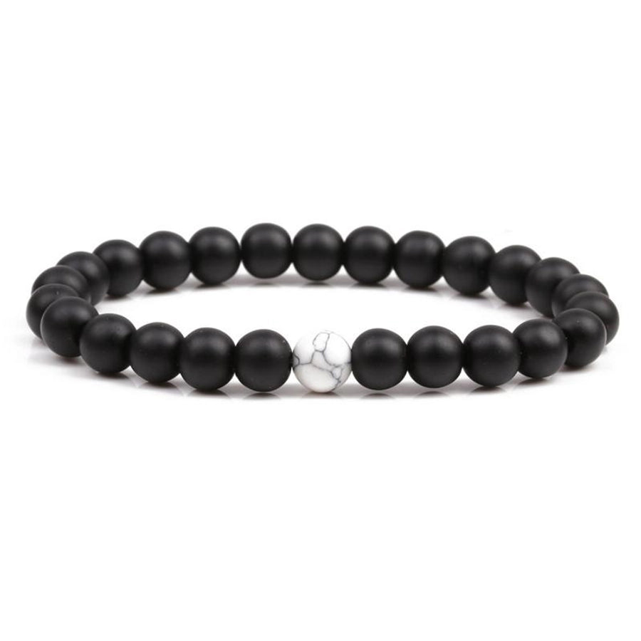 Fashion Geometric natural stone No Inlaid Bracelets In Bulk