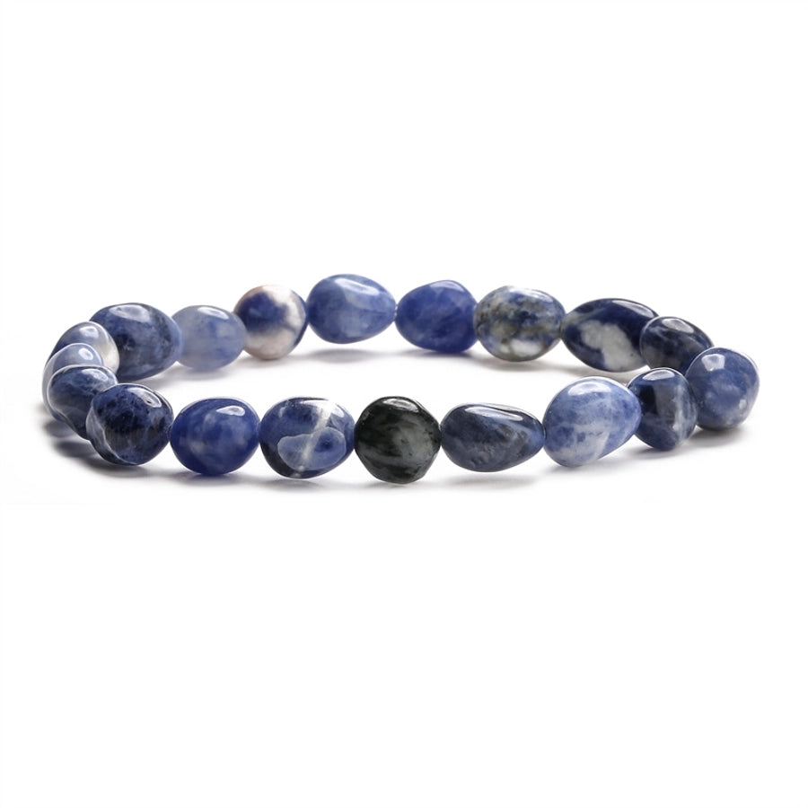 ethnic style geometric natural stone beaded bracelets