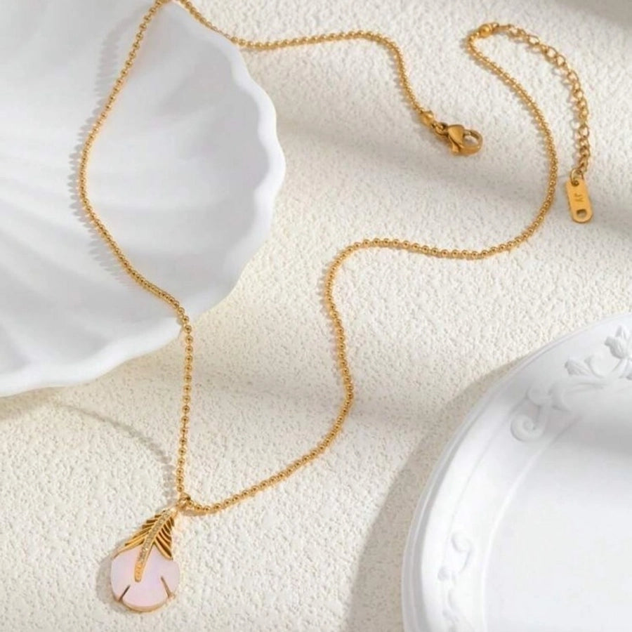 Jewelry Vacation Simple Style IG Style Smiley Face Heart Shape 304 Stainless Steel Acrylic 18K Gold Plated Inlay Pendant Necklace