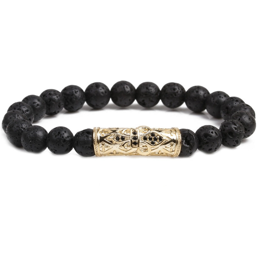 Fashion Skull natural stone No Inlaid Bracelets In Bulk