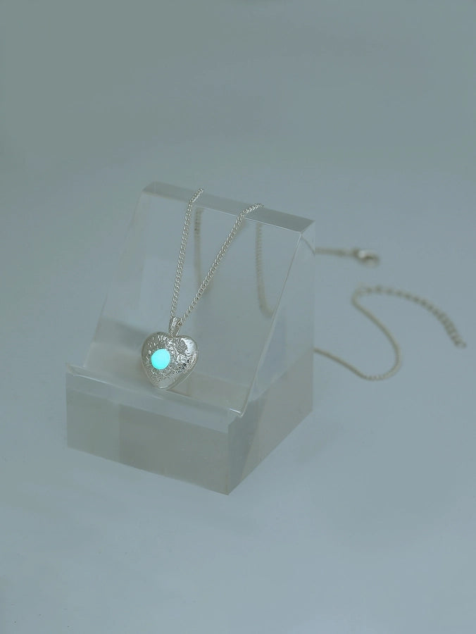 Novelty Simple Style Streetwear Star Moon Heart Shape Zinc alloy  Pendant Necklace