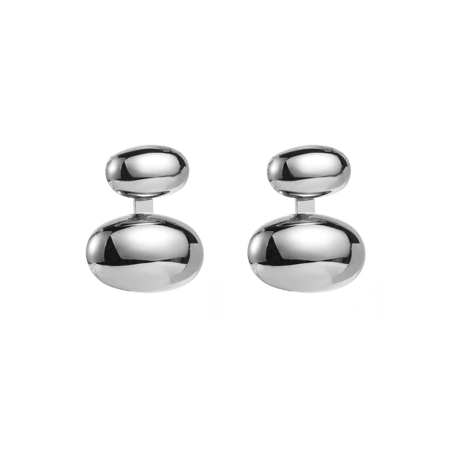 1 Pair IG Style Simple Style Geometric Plating 304 Stainless Steel Ear Studs