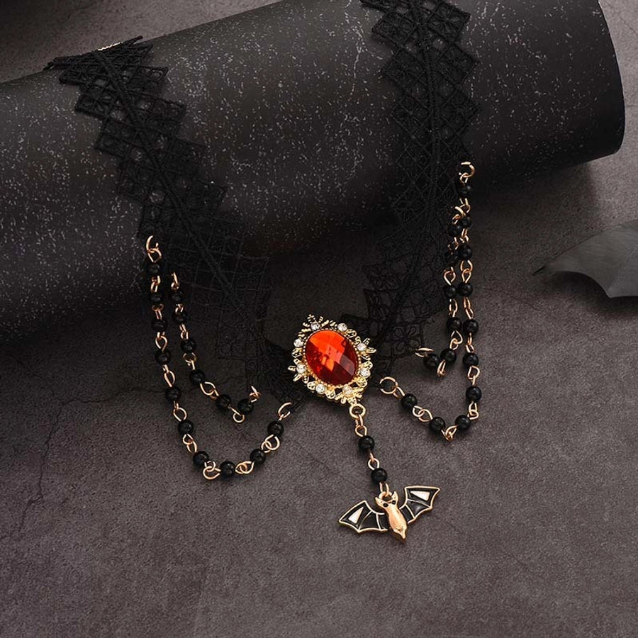 Hip-Hop Retro Bat Alloy  Pendant Necklace