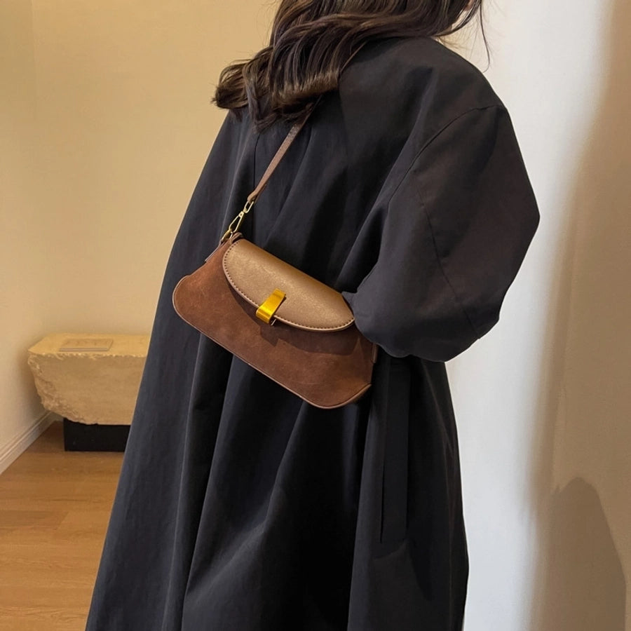 Autumn Winter Retro Bag 2024 New Fashion Underarm Bag Simple Women's Bag Casual Western Style Elegant Messenger Bag