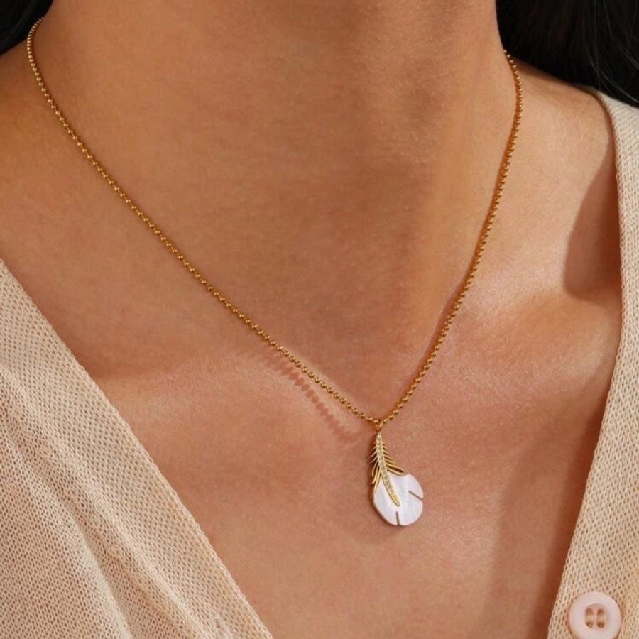 Jewelry Vacation Simple Style IG Style Smiley Face Heart Shape 304 Stainless Steel Acrylic 18K Gold Plated Inlay Pendant Necklace