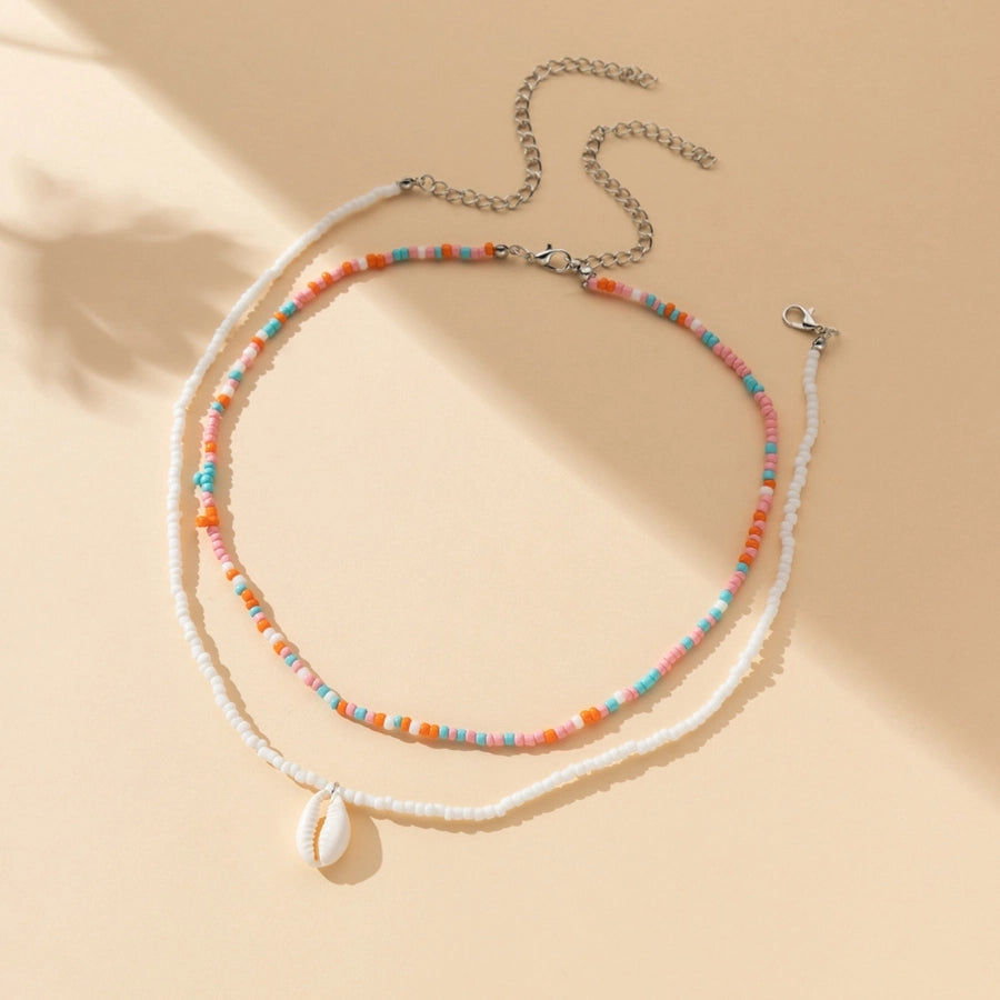 Cute Exaggerated Simple Style Shell Alloy  Necklace