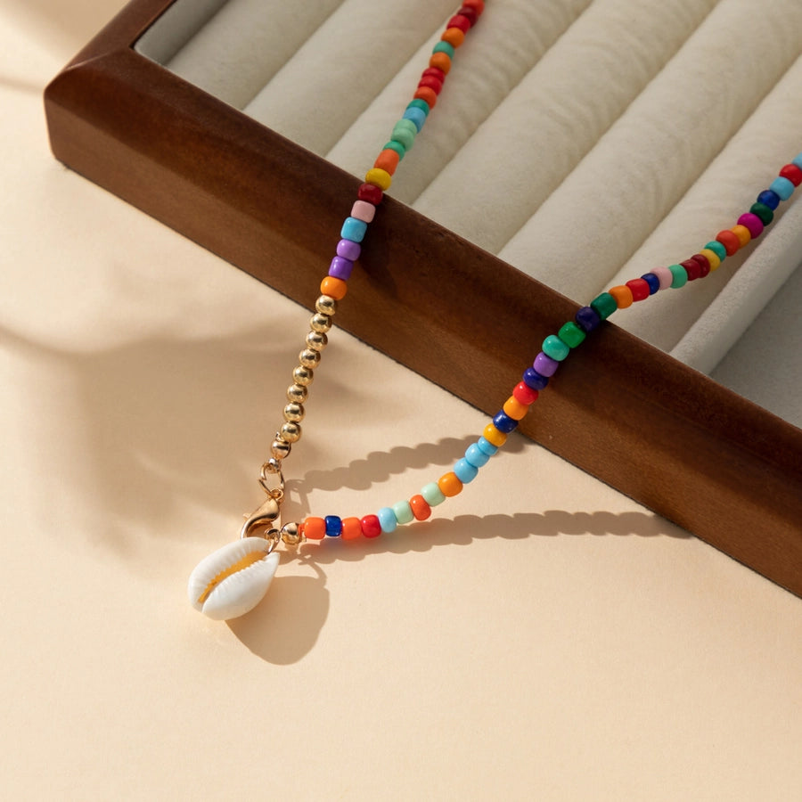 Cute Exaggerated Simple Style Shell Alloy  Necklace