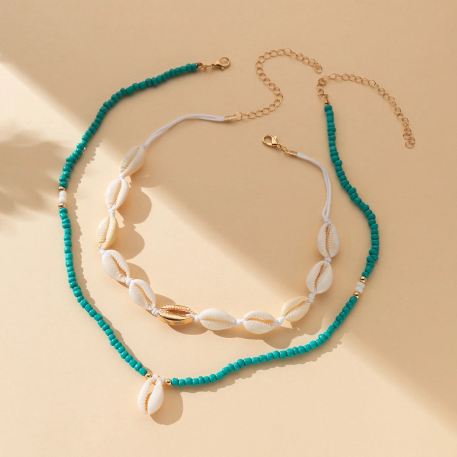 Cute Exaggerated Simple Style Shell Alloy  Necklace