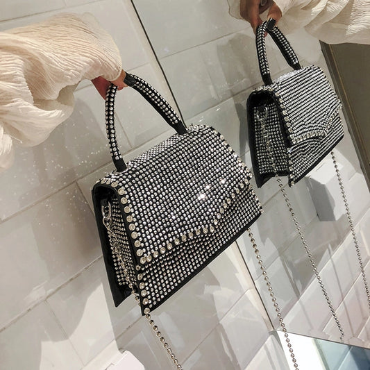 medium pu leather square bag