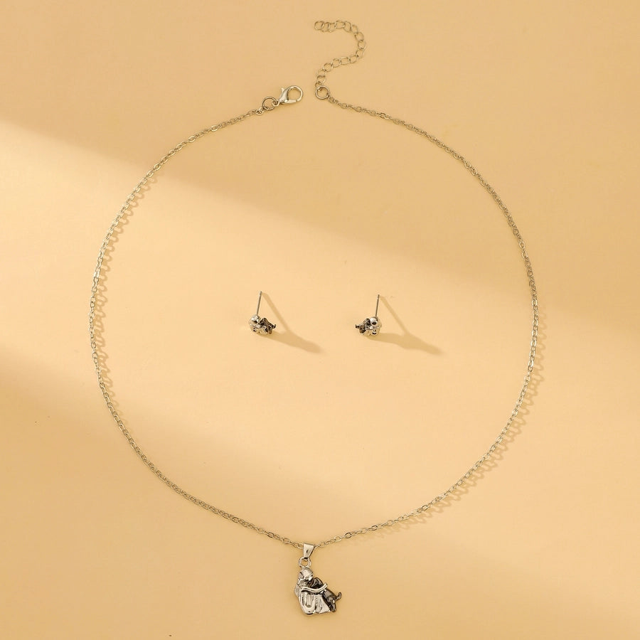 Simple Style Classic Style Human Dog Alloy Plating Women's Jewelry Set