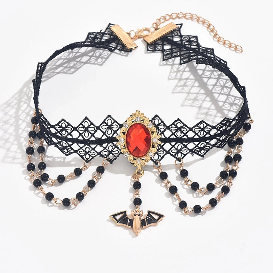 Hip-Hop Retro Bat Alloy  Pendant Necklace
