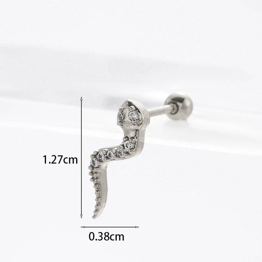 Ear Cartilage Rings & Studs Ethnic Style Animal 316L Stainless Steel  Copper