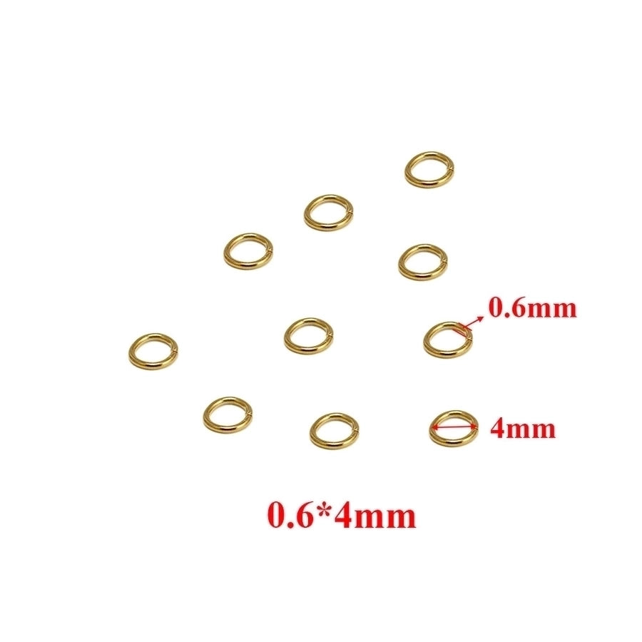 Stainless Steel Geometric Open Jump Rings