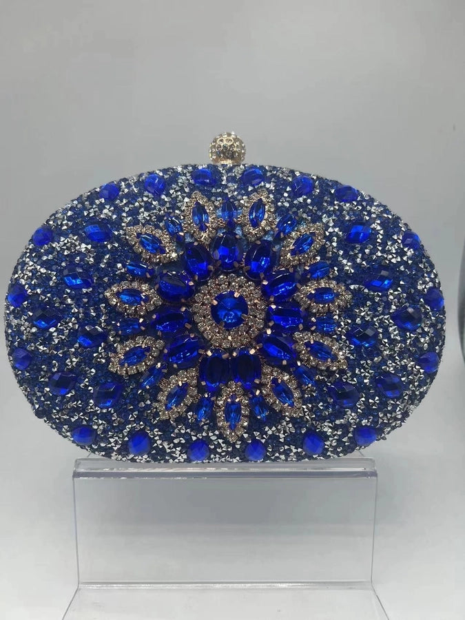 Sunflower Diamond-encrusted Dinner Bag Fashion Banquet Women's Clutch Bag Personality Dress Evening Bag