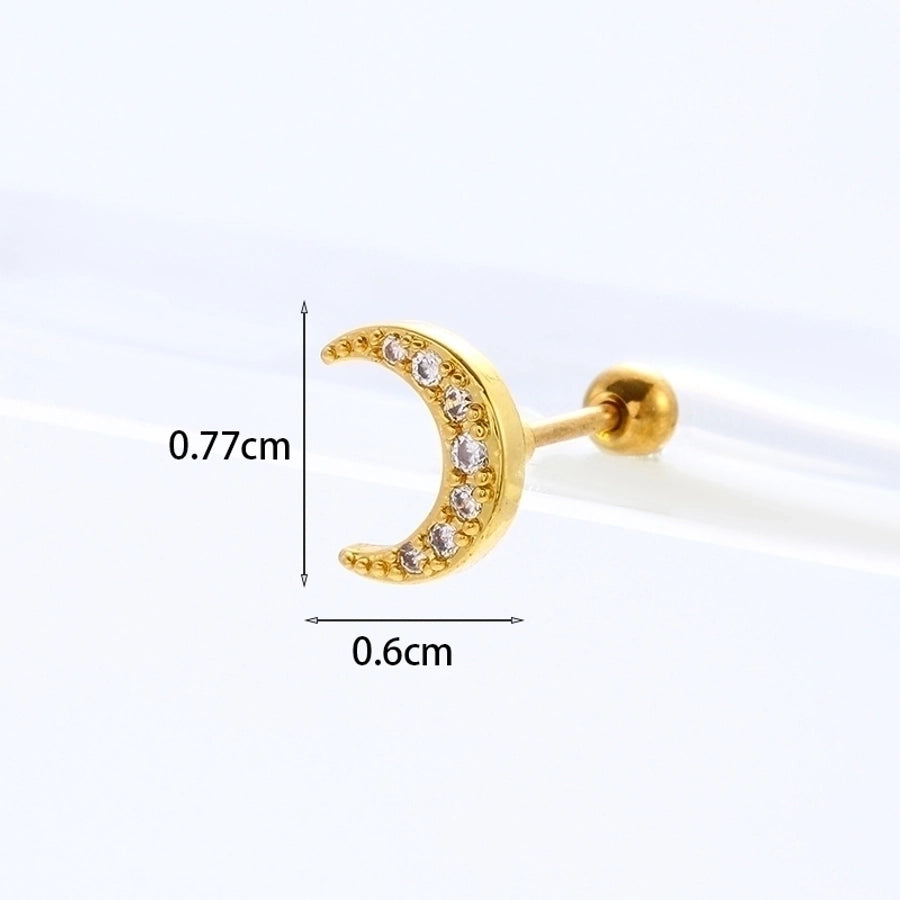 Ear Cartilage Rings & Studs Ethnic Style Animal 316L Stainless Steel  Copper