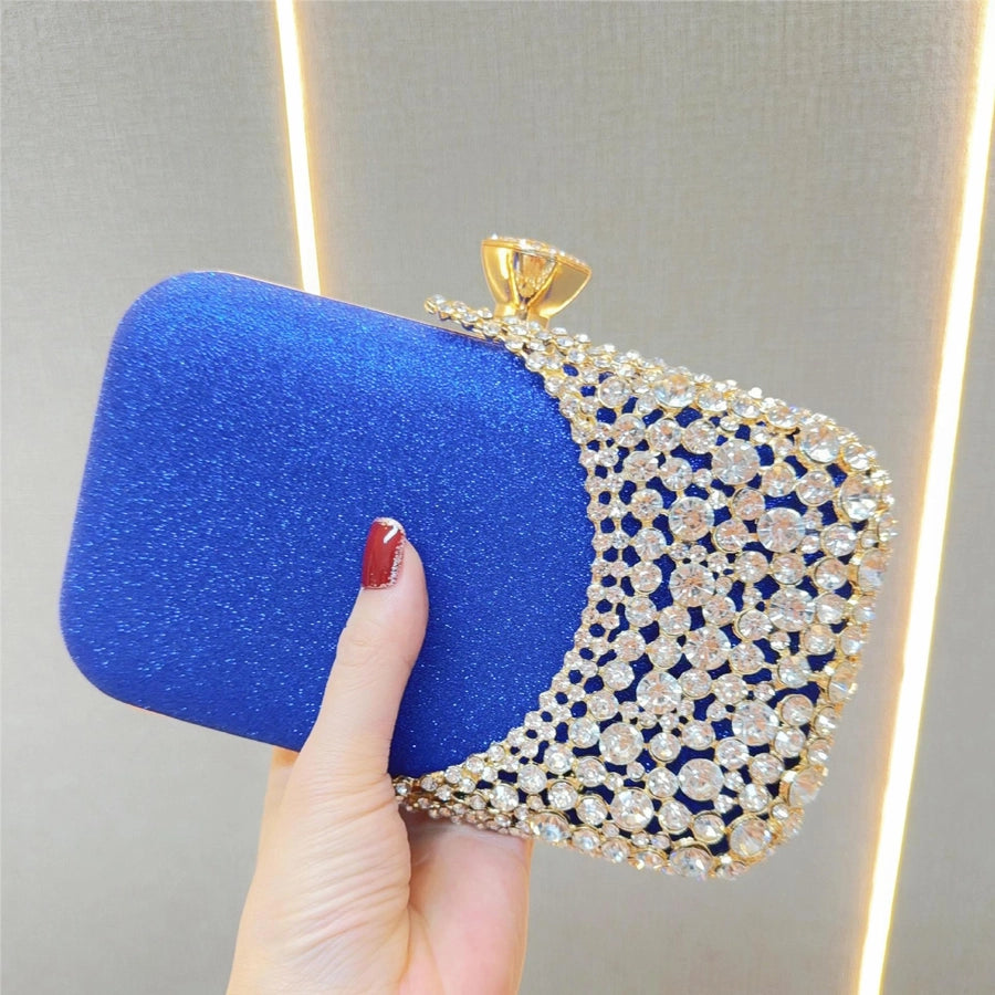 New  ladies party Diamond evening bag dress bag banquet bag clutch messenger bag evening bag