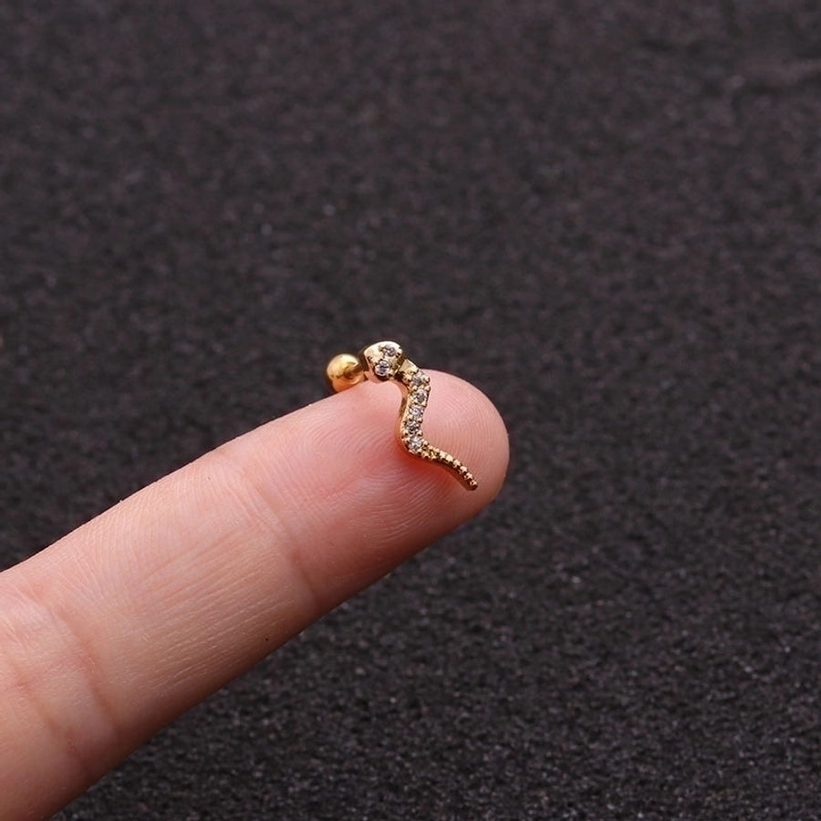 Ear Cartilage Rings & Studs Ethnic Style Animal 316L Stainless Steel  Copper
