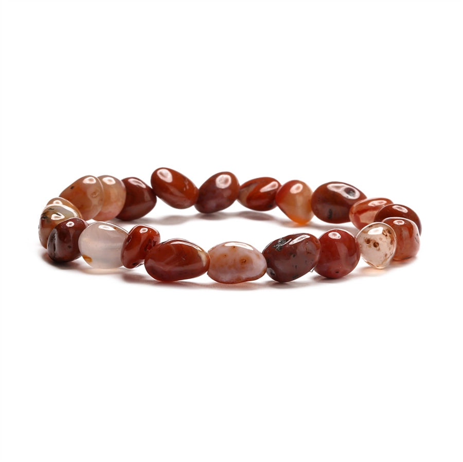 ethnic style geometric natural stone beaded bracelets