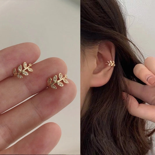 jewelry vintage style geometric alloy inlaid crystal earrings