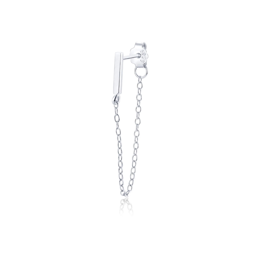 1 piece simple style classic style flower snake lightning plating inlay sterling silver zircon 18k gold plated white gold plated drop earrings