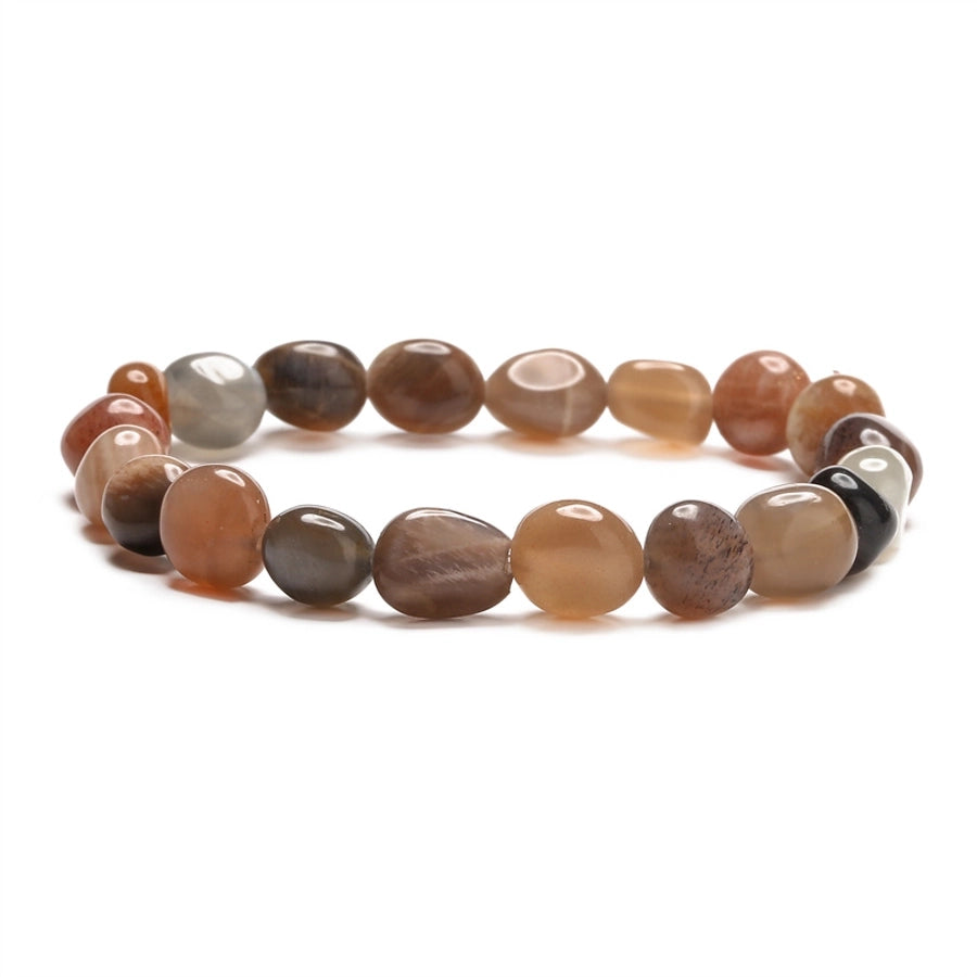 ethnic style geometric natural stone beaded bracelets