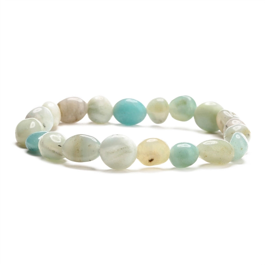 ethnic style geometric natural stone beaded bracelets