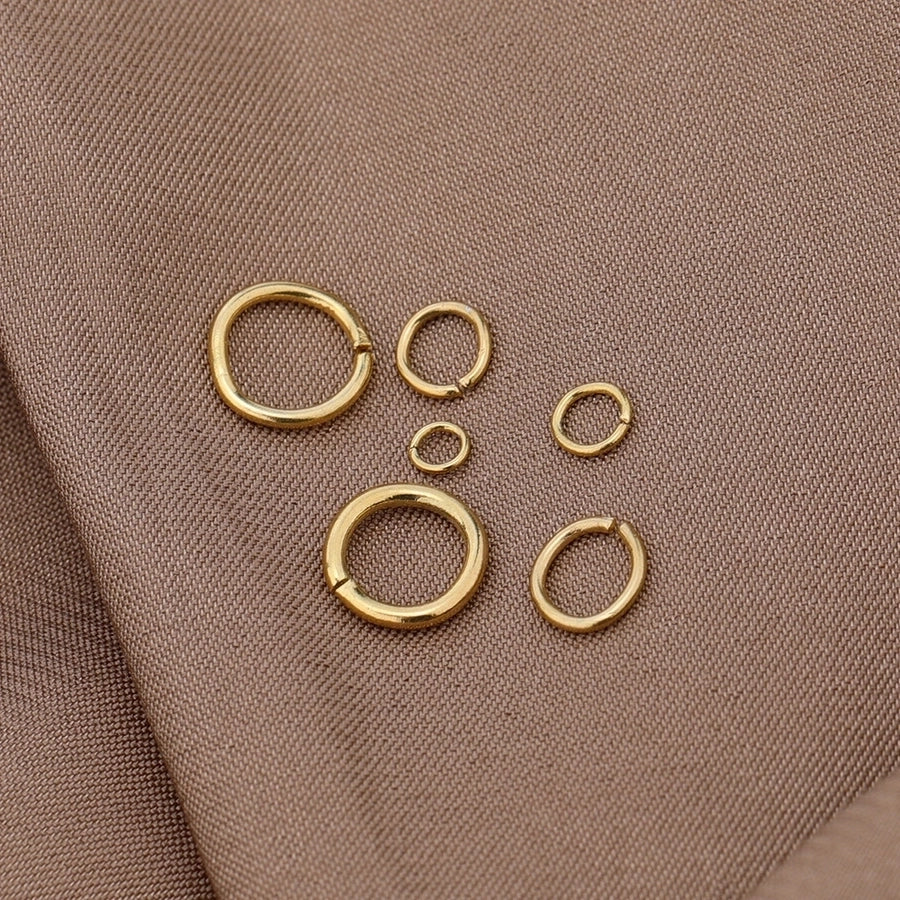 Stainless Steel Geometric Open Jump Rings