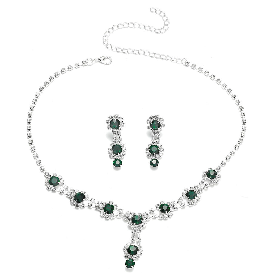 Elegant Luxurious Queen Geometric Alloy Rhinestones Silver Plated Women's