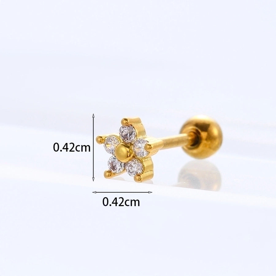 Ear Cartilage Rings & Studs Ethnic Style Animal 316L Stainless Steel  Copper