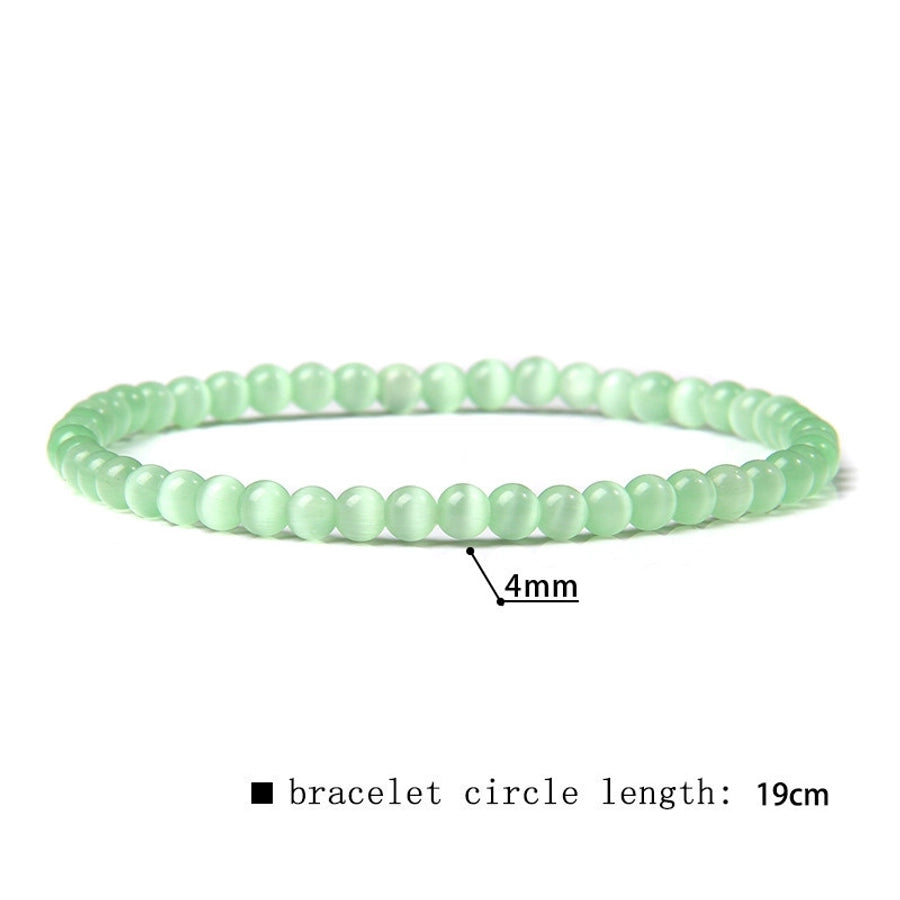 simple style marble natural stone beaded bracelets