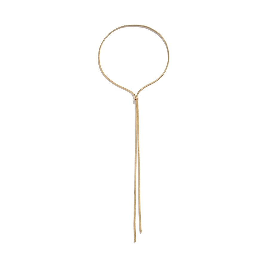 exaggerated simple style classic style tassel copper long necklace in bulk