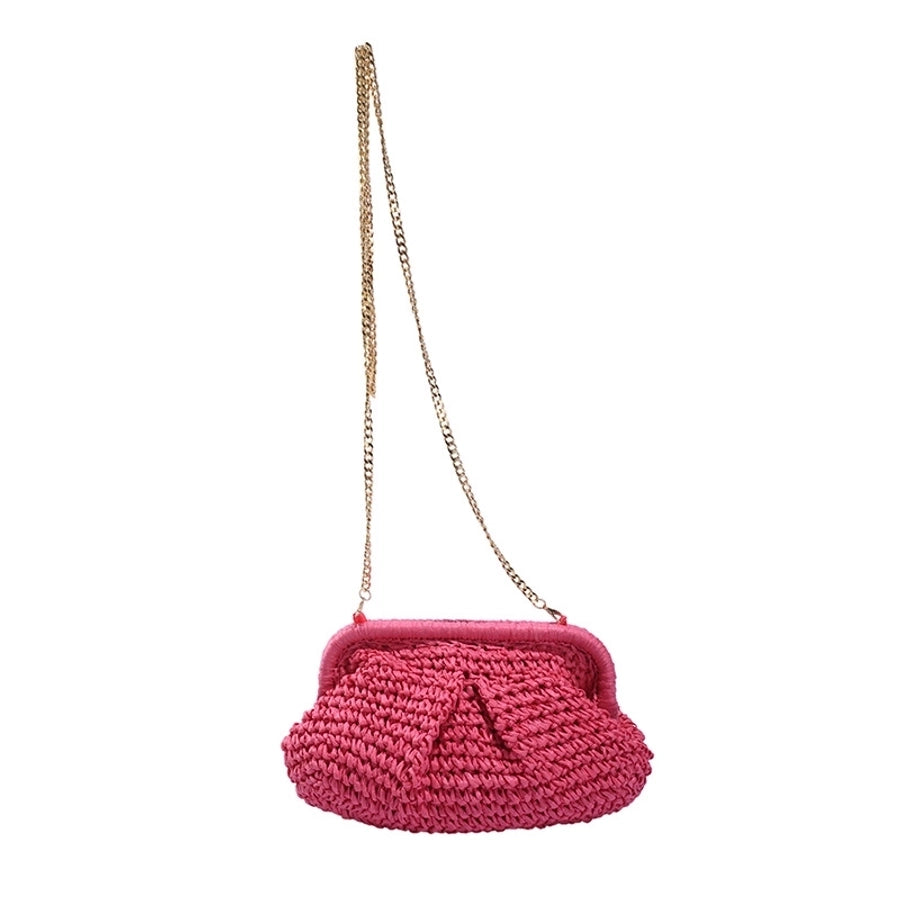 women's all seasons polyester vintage style straw bag