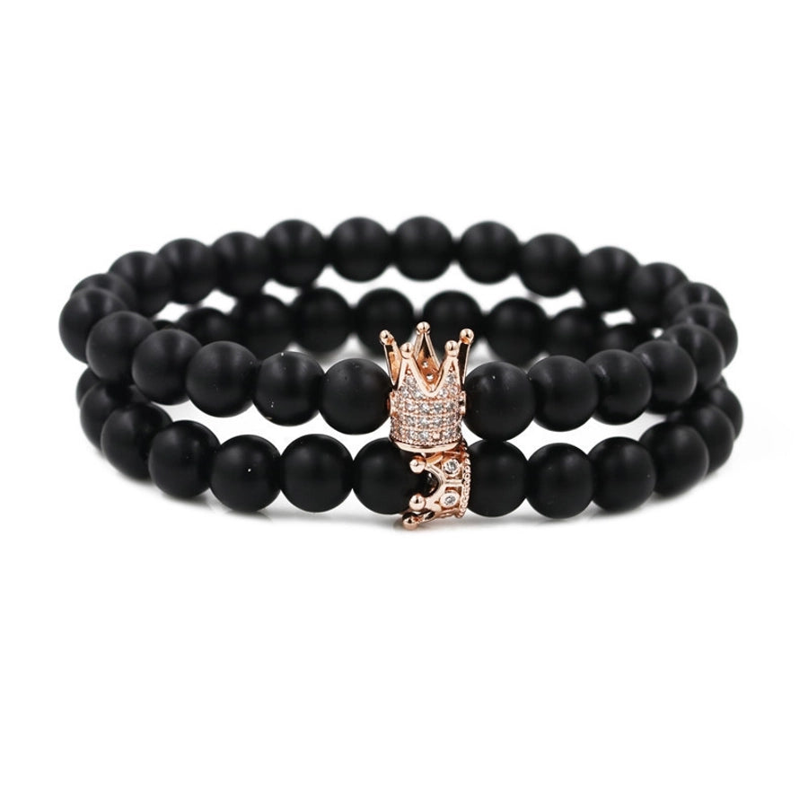 copper fashion geometric bracelet  (alloy sandstone) nhyl0583-alloy-sandstone