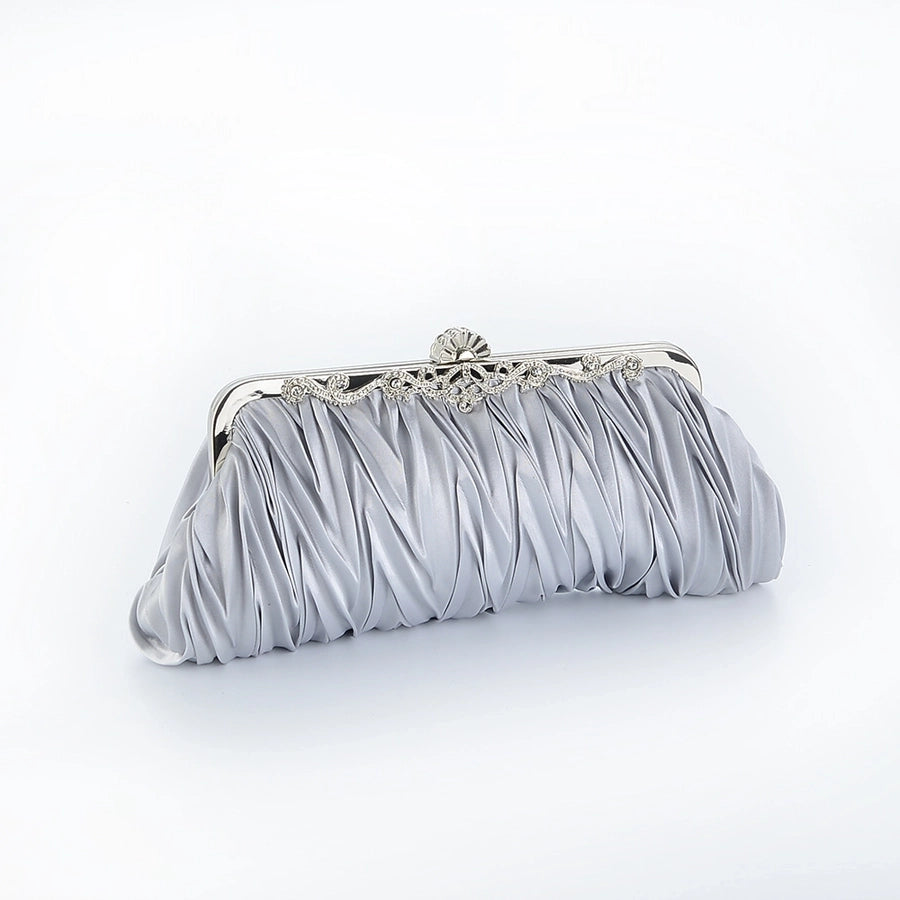 White Red Wine Red Oxford Cloth Solid Color Square Evening Bags
