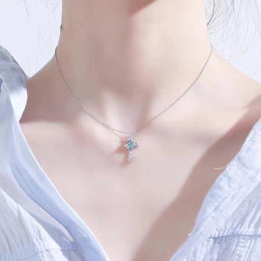 jewelry novelty planet alloy artificial gemstones pendant necklace