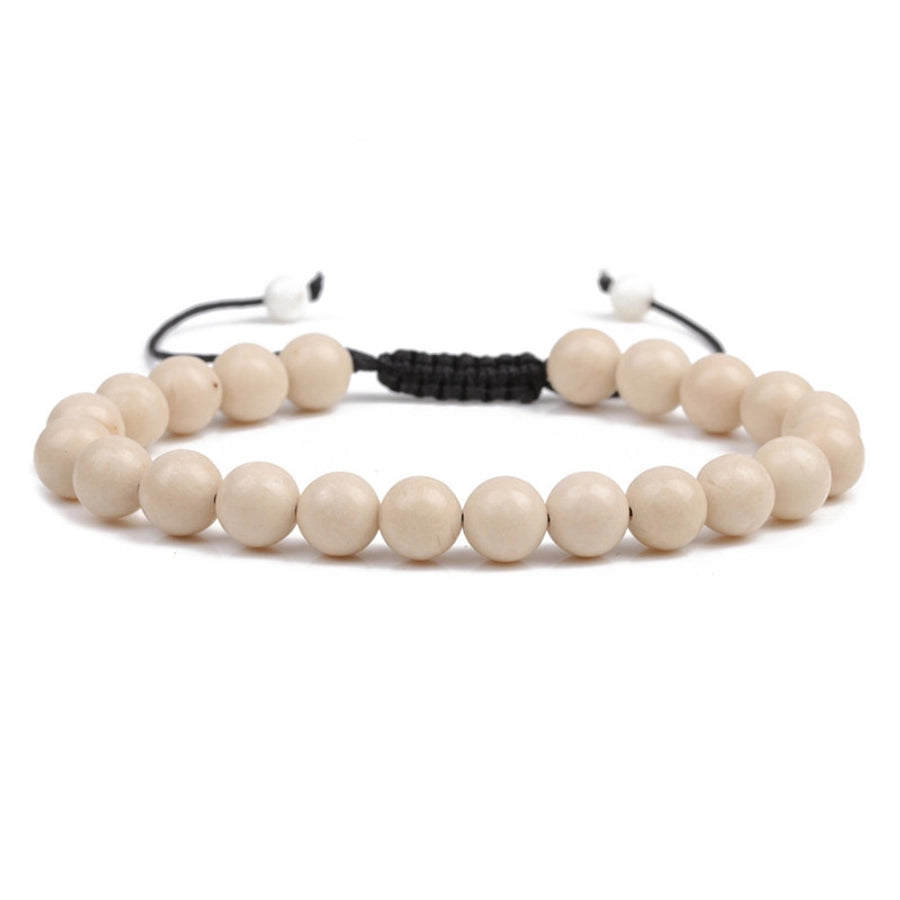 Fashion Geometric Agate No Inlaid Natural Stone Bracelet In Bulk