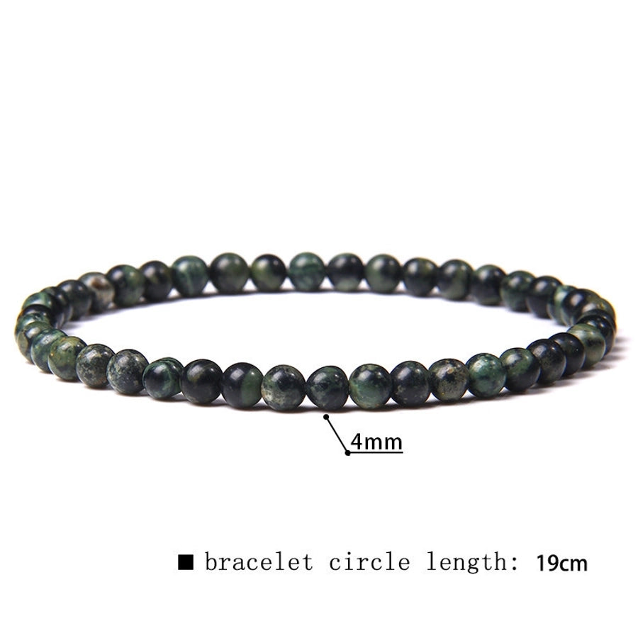 simple style marble natural stone beaded bracelets